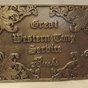 Great Western Tong Service Oil Field Belt Buckle
